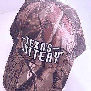 Camo Texas Lottery Cap veteran s and Education Edition